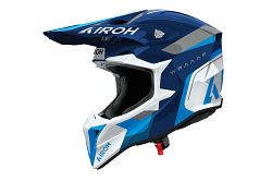 Airoh Off Road Helm Wraaap Conquer Blue Gloss M