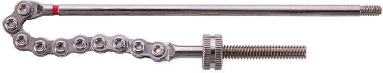 Sturmey Archer Zugkettchen 5-Gangnabe silber