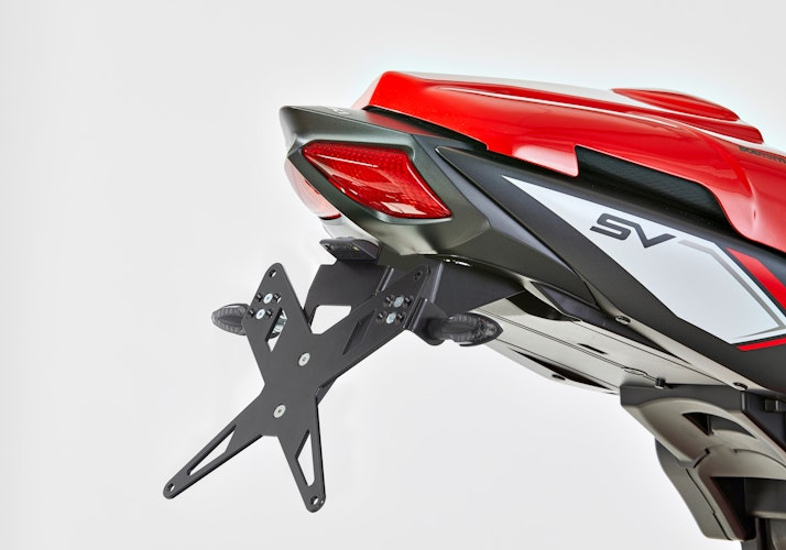 PROTECH Kennzeichenhalterset inkl. Reflektor und Kennzeichenbeleuchtung X-SHAPE - 7210024