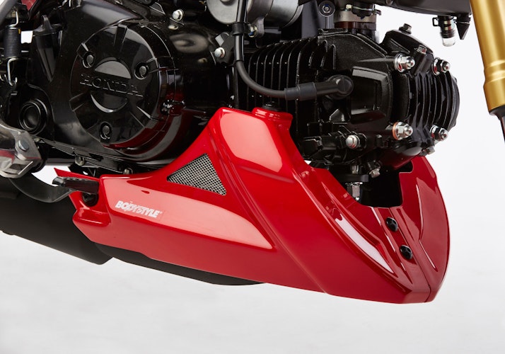 BODYSTYLE Sportsline Bugspoiler ABS Kunststoff rot für HONDA MSX125 
