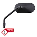 Vorschaubild HIGHSIDER smart Lenkerspiegel Agila Schwarz Oval, Links, Nicht E-Geprüft (1Stck.)