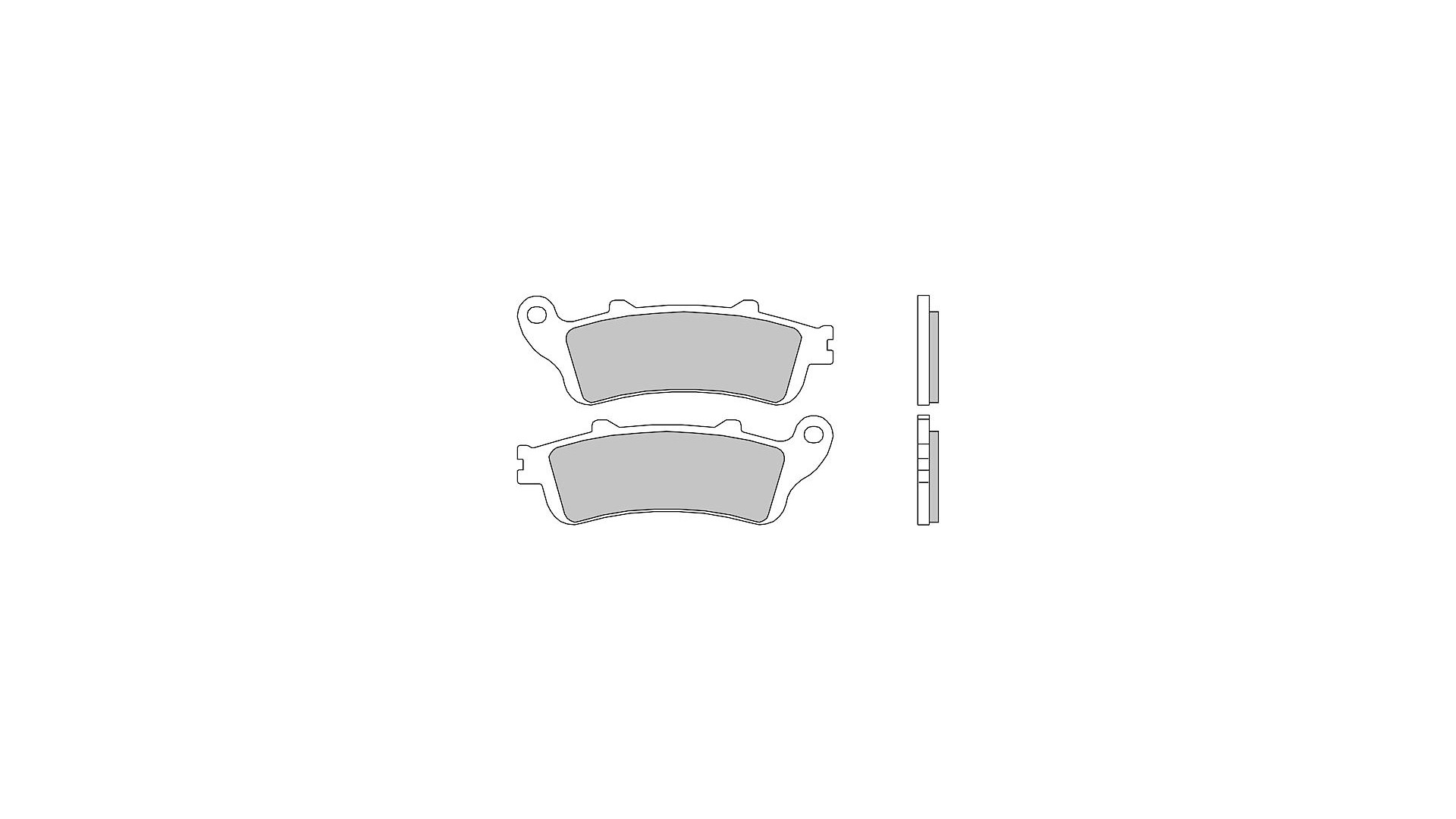 Brembo Bremsbelag Modell 07HO44 mit ABE