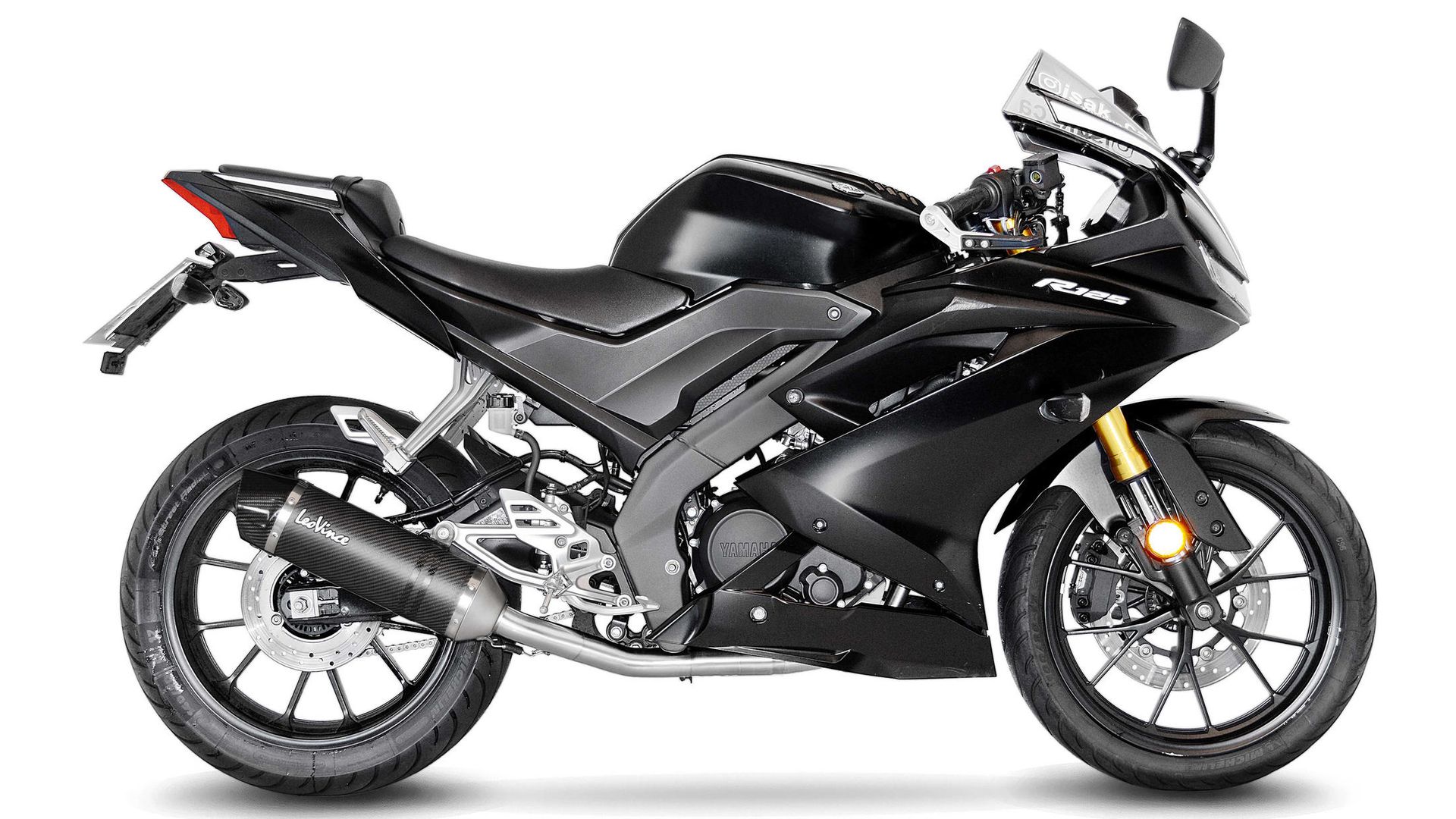 LeoVince Komplettanlage Carbon SBK LV ONE EVO für YAMAHA MT-125 / YZF-R125 mit Katalysator