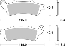 SBS Bremsbelag 736HF Street Ceramic