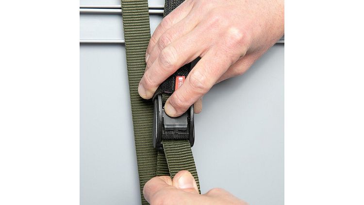 Fahrer Spanngurt Cargo Strap 300 cm grün