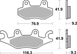SBS Scooterbelag 210HF Street Ceramic