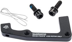 Shimano Scheibenbremsadapter 203 mm vorne schwarz