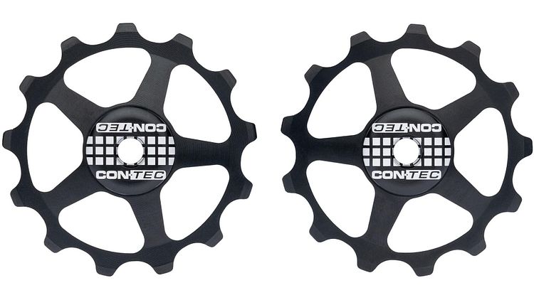 CONTEC Schaltrollen-Set Scroller 13 Zähne schwarz