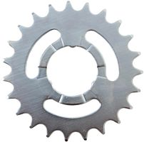 Esjot Steck-Zahnkranz 23 Zähne silber 1/2" x 3/32", passend für Shimano 8- und 11-Gang