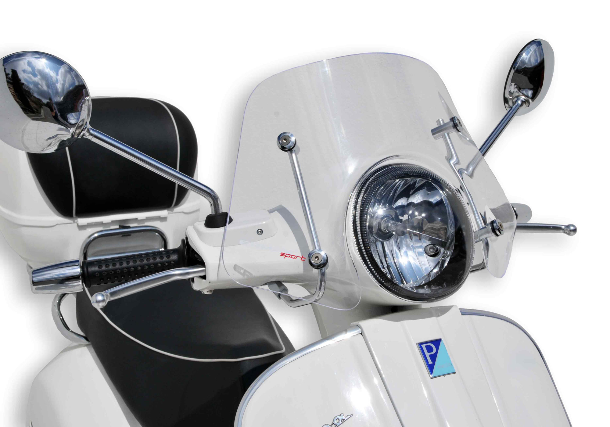 ERMAX Scooterscheibe Piccolo Acrylic Klar für VESPA GTS 125; GTS 250; GTS 300