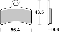 SBS Bremsbelag 815HF Street Ceramic