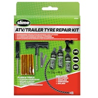 SLIME Reifenpannenset für Motorrad/Quad/ATV mit CO2-Patronen und Tasche