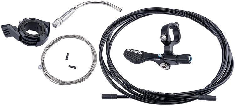 CONTEC Variosattelstütze Drop-A-Gogo II Ø 27,2 mm schwarz 450 mm lang, 125 mm Verstellbereich, max