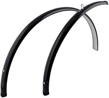 CONTEC Schutzblech-Set Splash Protect 28 Zoll schwarz 28" - 42 mm breit, schwarz glänzend