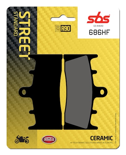 SBS Bremsbelag 686HF Street Ceramic
