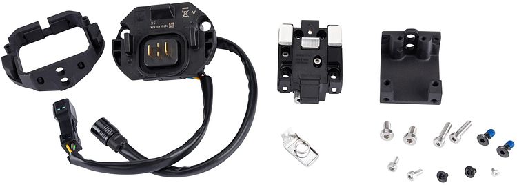 Shimano Akkuhalter BM-E80311 schwarz/silber