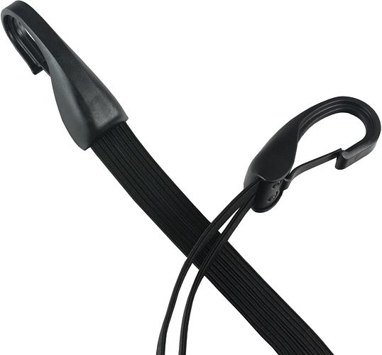 Widek Spanngurt Hanke 57 cm schwarz 2-fach