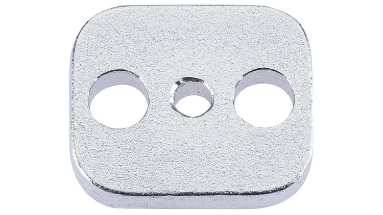 Conway Adapterplatte Intube-Montage silber