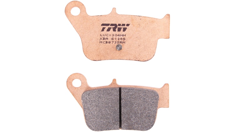 TRW Bremsbelag Typ SRM Sintermetall mit ABE, Bremsbelag "MCB 873" Satz