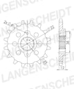 Vorschaubild Supersprox Ritzel 525 15Z
