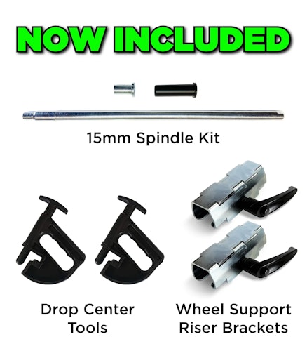 Rabaconda Street Bike Reifenmontiergerät Set für Ducati Einarschwinge