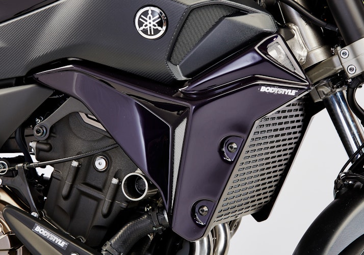 BODYSTYLE Sportsline Kühlerseitenverkleidung  ABS Kunststoff unlackiert für YAMAHA MT-07 