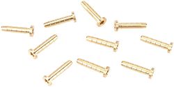 Elvedes Leitungsnippel Shimano gold kompatibel mit SM-BH59, 10 Stück
