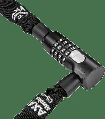 Axa Absolute Zahlen-Kettenschloss 90 cm schwarz