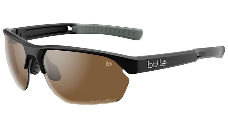 Bollé Sportbrille Victus schwarz black matte, Gläser Phantom Brown Gun Ph