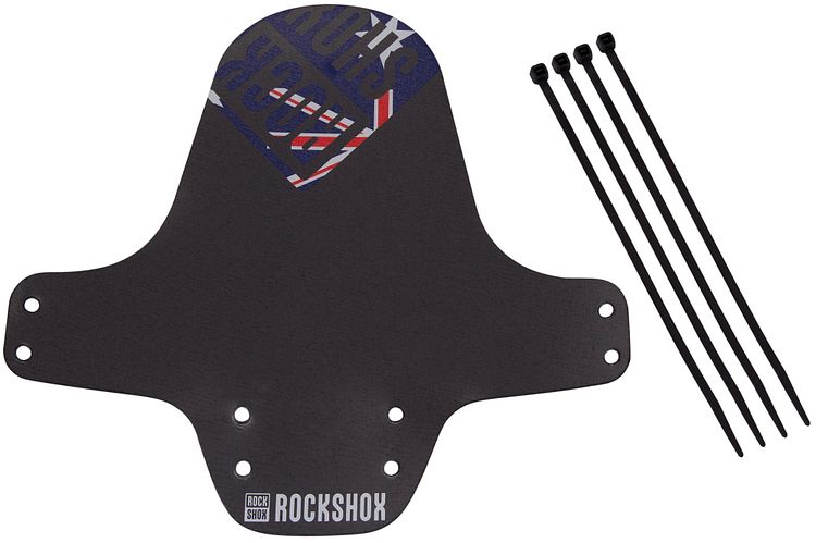RockShox Steckschutzblech Fender schwarz Flagge Australien