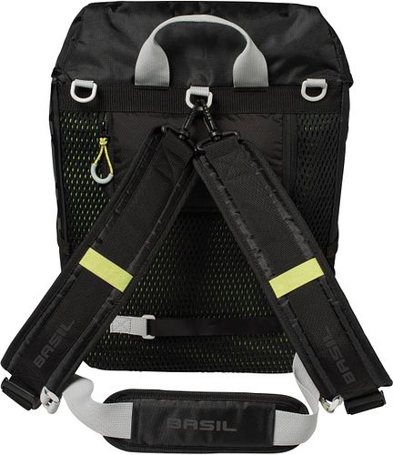 Basil Einzeltasche Miles schwarz,grün