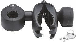 Uebler Haltearm für Heckträger schwarz/silber