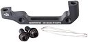 Vorschaubild Shimano Scheibenbremsadapter hinten 160 mm schwarz Für PM Bremse auf IS Rahmen