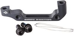 Shimano Scheibenbremsadapter hinten 160 mm schwarz Für PM Bremse auf IS Rahmen