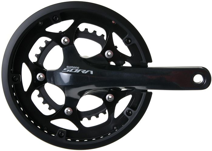 Shimano Kettenradgarnitur Sora FC-R3000 170 mm schwarz
