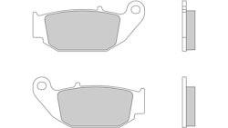 Brembo Bremsbelag Typ CC, Carbon/Keramik mit ABE, Bremsbelag "07HO61"