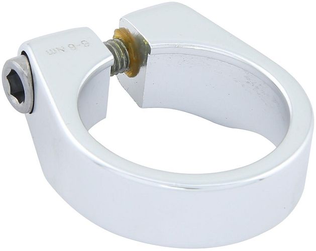 ErgoTec Sattelklemmschelle SCI-085 34,9 mm silber