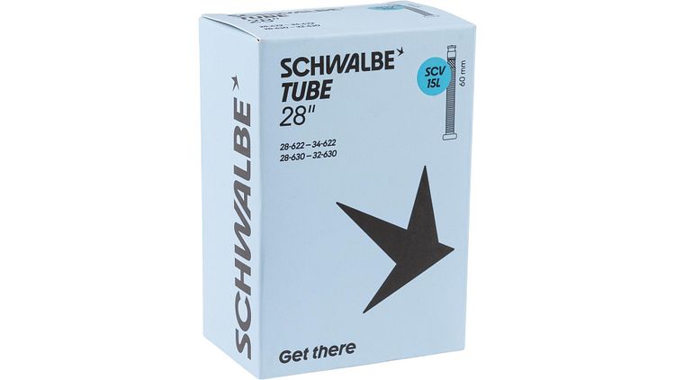 Schwalbe Schlauch Nr. 15L 28 Zoll Clik Valve (SCV), 60 mm