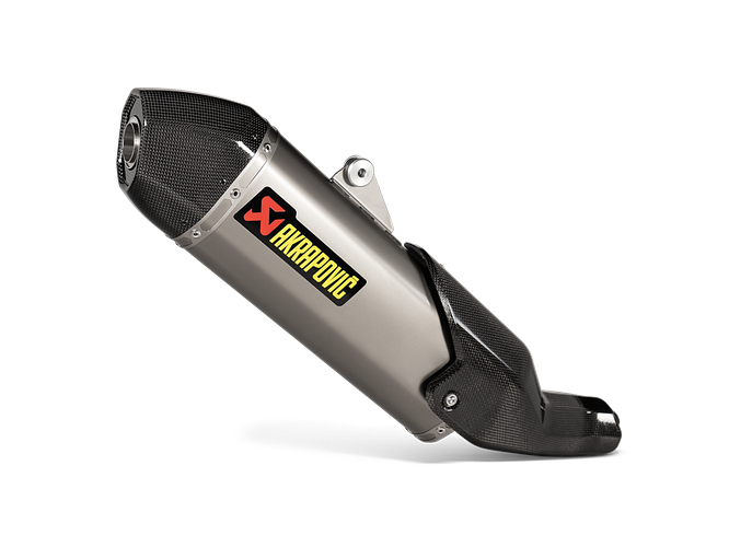 Akrapovič Slip-On Line Titanium Ducati Desert X 2022- 