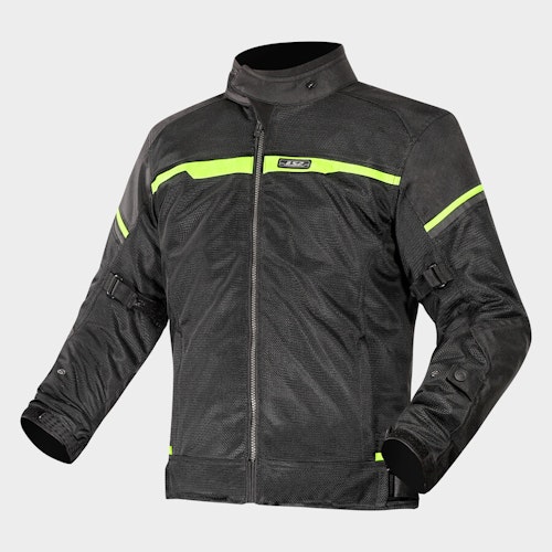 LS2 Riva Jacke Schwarz / Neongelb Damen Gr.5xl