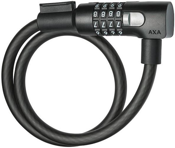 Axa Resolute Zahlen-Kabelschloss C12/65 schwarz