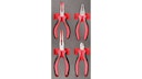 Vorschaubild Bikeservice Moduleinlage Zange Flachrund-, Kombizange und Seitenschneider, 4-teilig