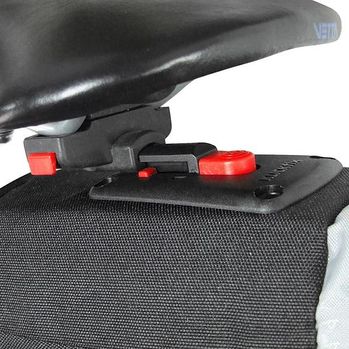 Rixen & Kaul Satteltasche Micro Bottlebag schwarz / grau