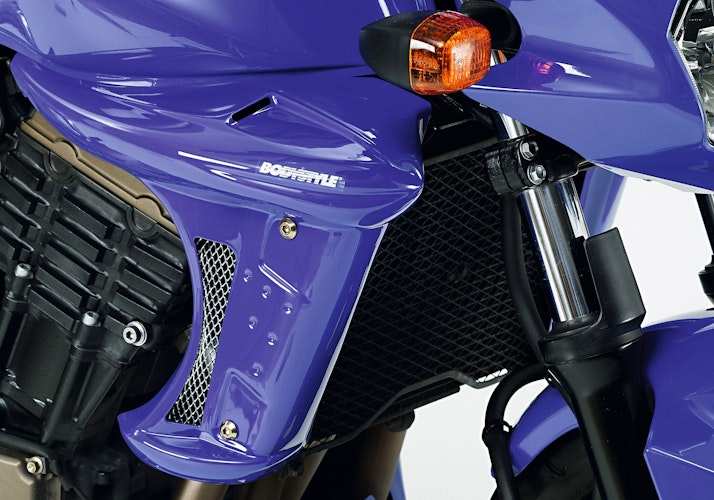 BODYSTYLE Sportsline Kühlerseitenverkleidung  ABS Kunststoff schwarz für KAWASAKI Z750 