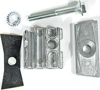 Hebie Adapterplatte Holland silber