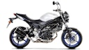LeoVince SLIP-ON Edelstahl SBK GP DUALS für SUZUKI SV 650 X ABS