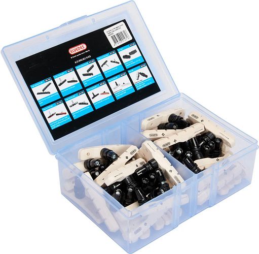 Elvedes Bremsschuh 6832 V-Brake weiß,schwarz