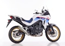 Vorschaubild SHARK SLIP-ON Titan silber SRC 4 für HONDA XL750 Transalp EURO5 EURO5+ 