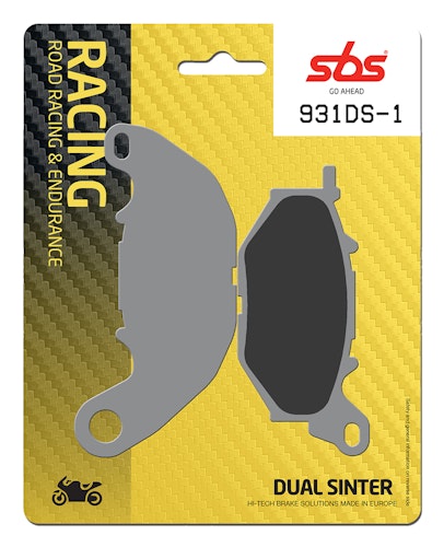 SBS Bremsbelag 931DS-1 Road Racing Endurance (Giftiger Biss)