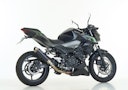 Vorschaubild SHARK SLIP-ON Aluminium eloxiert schwarz SRC 4 für KAWASAKI Ninja 500 SE,Z500 / SE EURO5+  